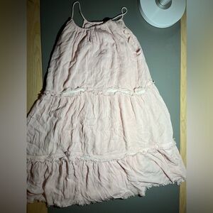 Pink Tiered Women's Skirt